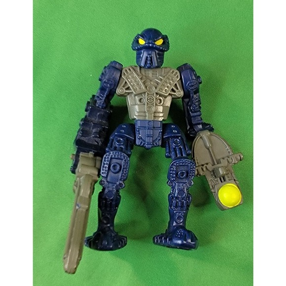 Lego Bionicle Toa Hahali Action Figure Cake Topper 2006 McDonald's Toy - Picture 1 of 7